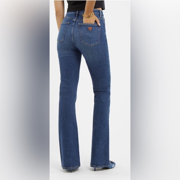Guess Denim - Guess Mid-Rise, Flare Blue Women's Jeans. New without tags